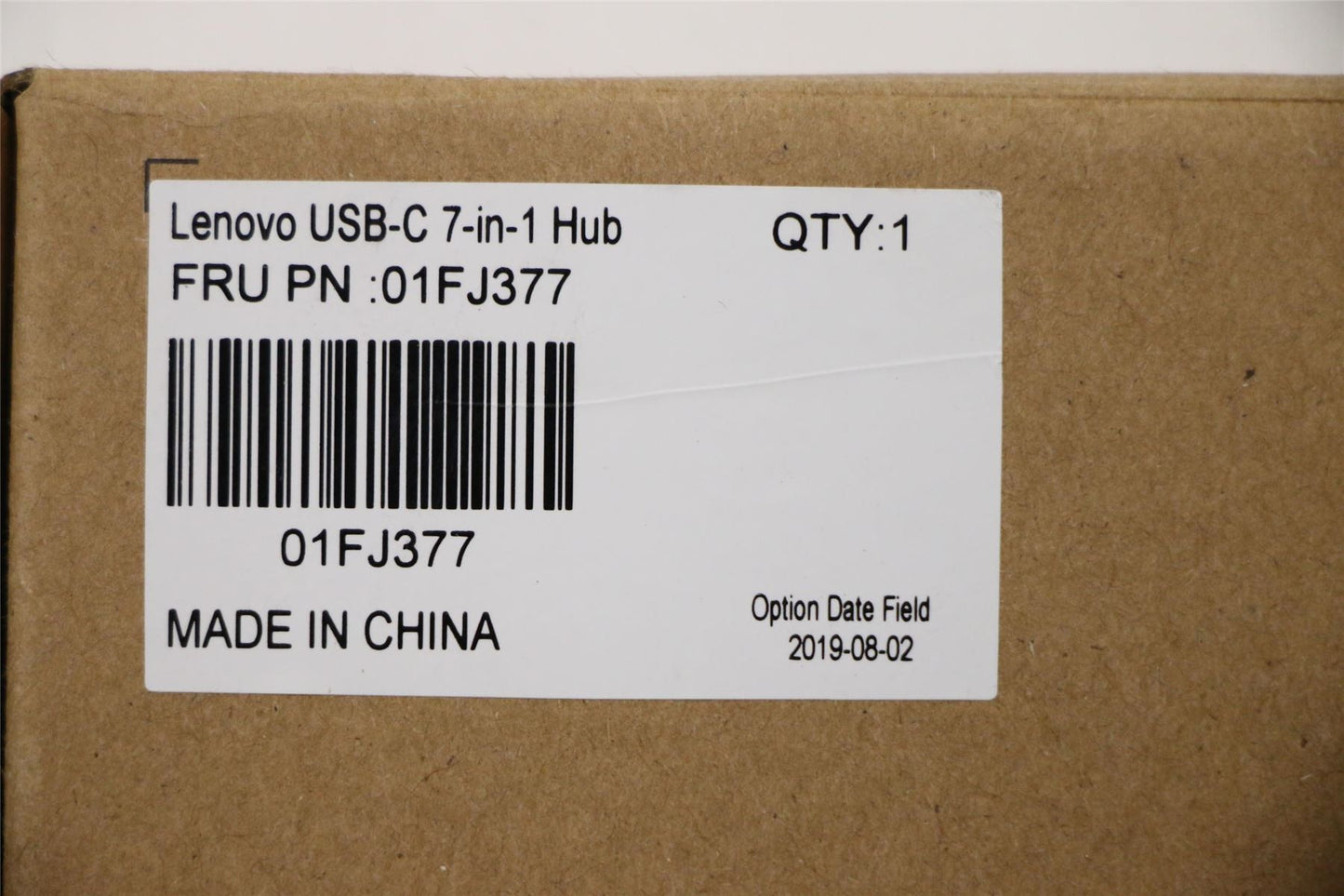 Lenovo FRU for Lenovo USB C 7-in-1 Hub 01FJ377