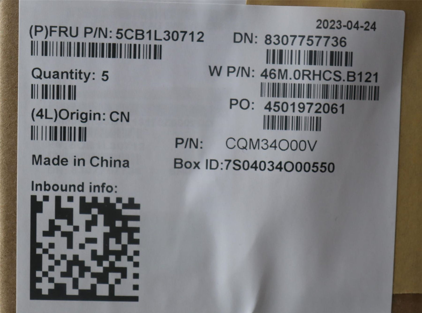 Lenovo IdeaPad 5 14IRU8 Keyboard Palmrest Top Cover Swiss Artic Grey 5CB1L30712