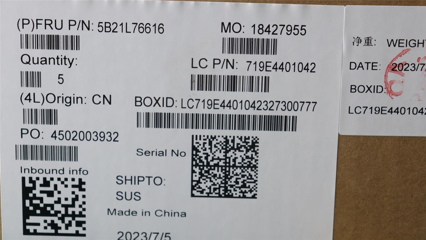 Lenovo 5B21L76616 BDPLANAR i5-1345U16GWINyAyAByDTNEEI QFN