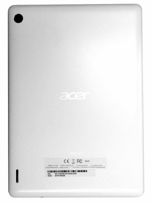 Acer Iconia A1-810 LCD Cover Rear Back Housing Black 60.L1DN1.001