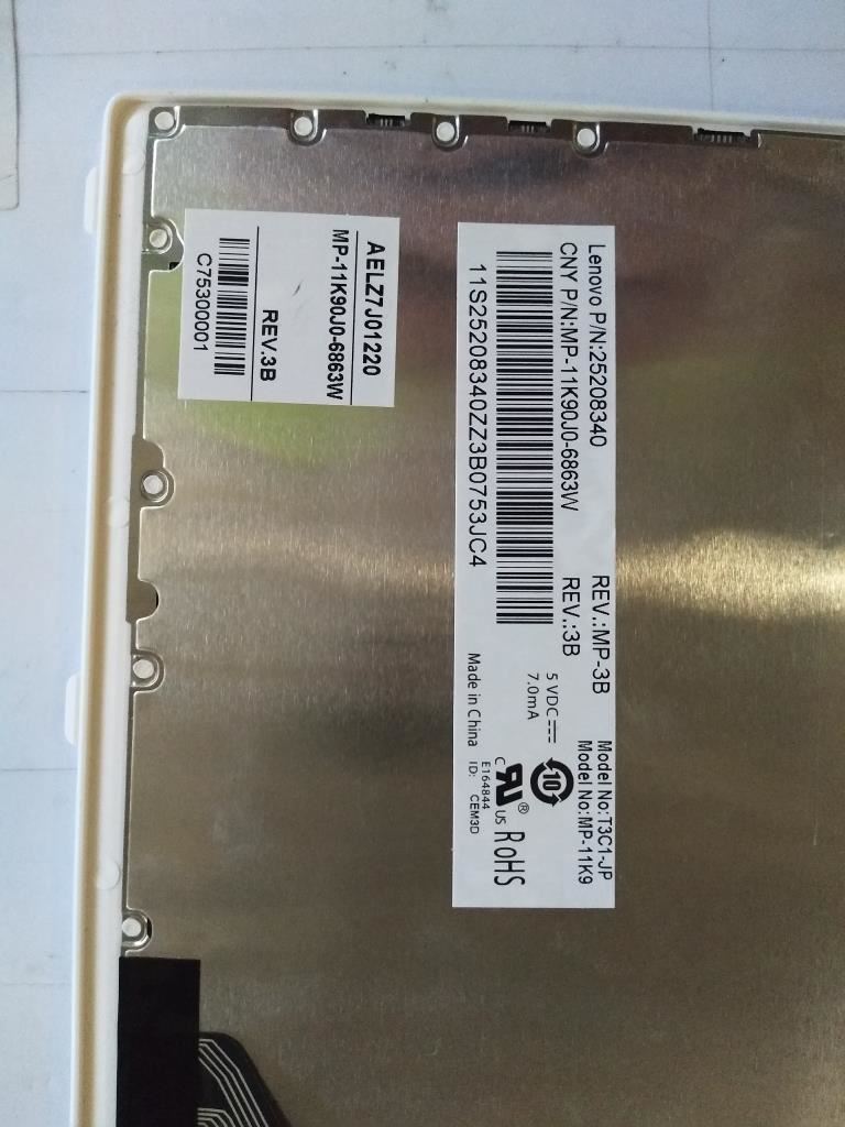 Lenovo CCYT3D1Jap88keyBlkKeyWhtFKBD（win8） Keyboard 25208340
