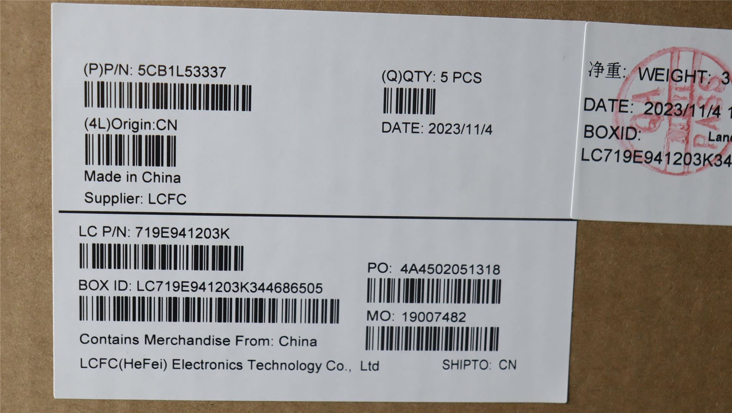 Lenovo Upper CaseASM_EUROENGL82X8NFPNBLAB 5CB1L53337