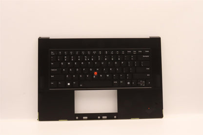 Lenovo ThinkPad Z16 Gen 1 Keyboard Palmrest Top Cover US Euro Black 5M11J13377
