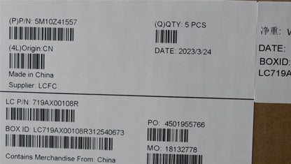 Lenovo MECH_ASM Cc BLKB 058 FRA UK(L)SR FPR_NFC 5M10Z41557