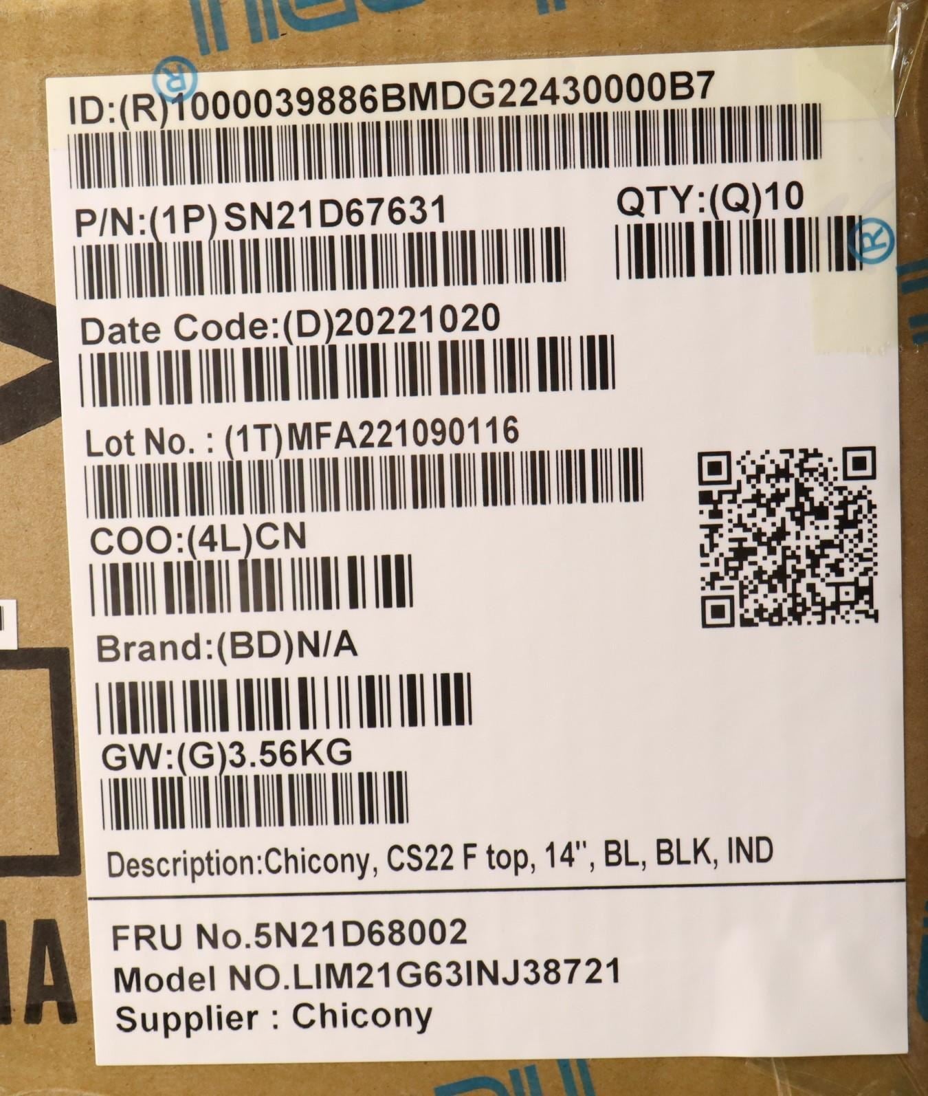 Lenovo ThinkPad T14 Gen 3 L14 Gen 4 P14s Gen 3 Keyboard Indian Black 5N21D68191