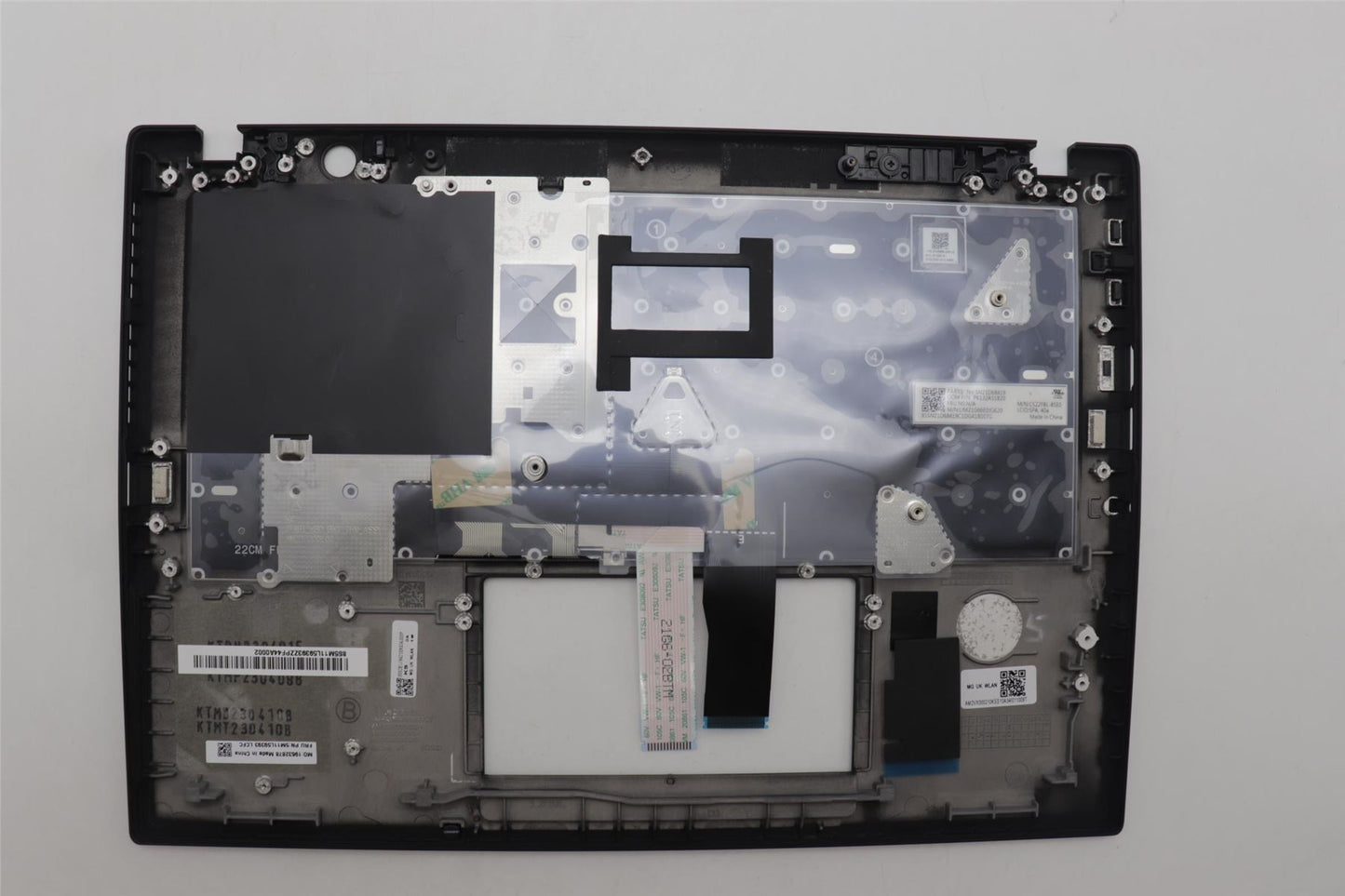 Lenovo ThinkPad T14s Gen 4 Keyboard Palmrest Top Cover Spanish Black 5M11L59393
