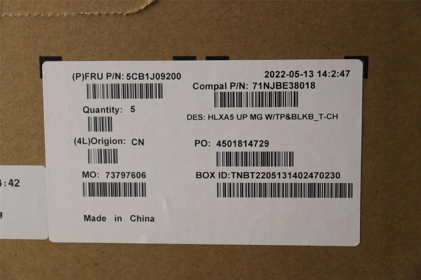 Lenovo Upper Case ASM_TC C21DJ MGBL 5CB1J09200