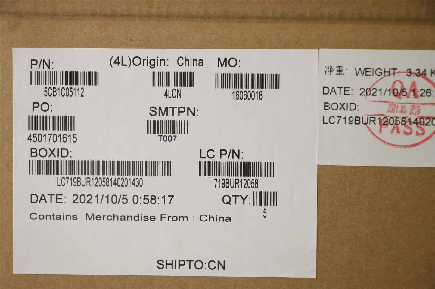 Lenovo Upper Case ASM_FR L81X7 FPABDIS 5CB1C05112