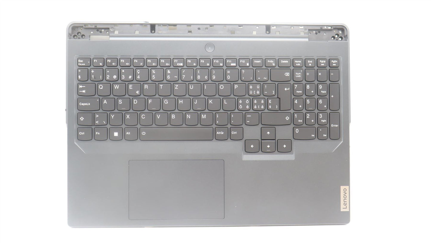 Lenovo Legion 5 16ARX8 Palmrest Cover Touchpad Keyboard Switzerland 5CB1L54642