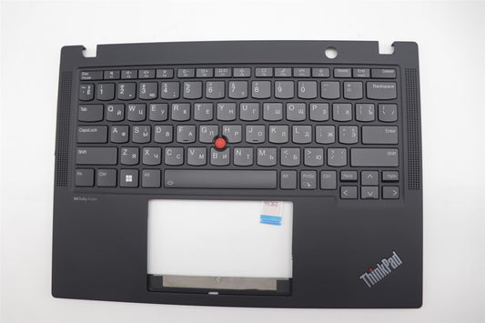 Lenovo ThinkPad X13 Gen 4 Keyboard Palmrest Top Cover Ukrainian Black 5M11H94466