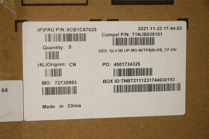 Lenovo UpperCaseASM_FRA/ENG C21A4 MGBL 5CB1C87525