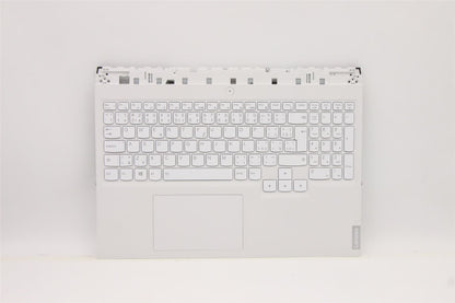 Lenovo Legion 5 16ACH6H Palmrest Cover Touchpad Keyboard White 5CB1C14915