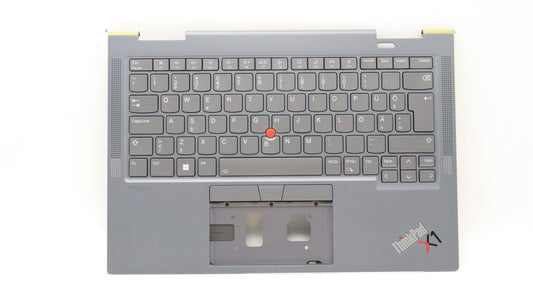 Lenovo ThinkPad X1 7th Gen Keyboard Palmrest Top Cover Estonian 5M11H45793
