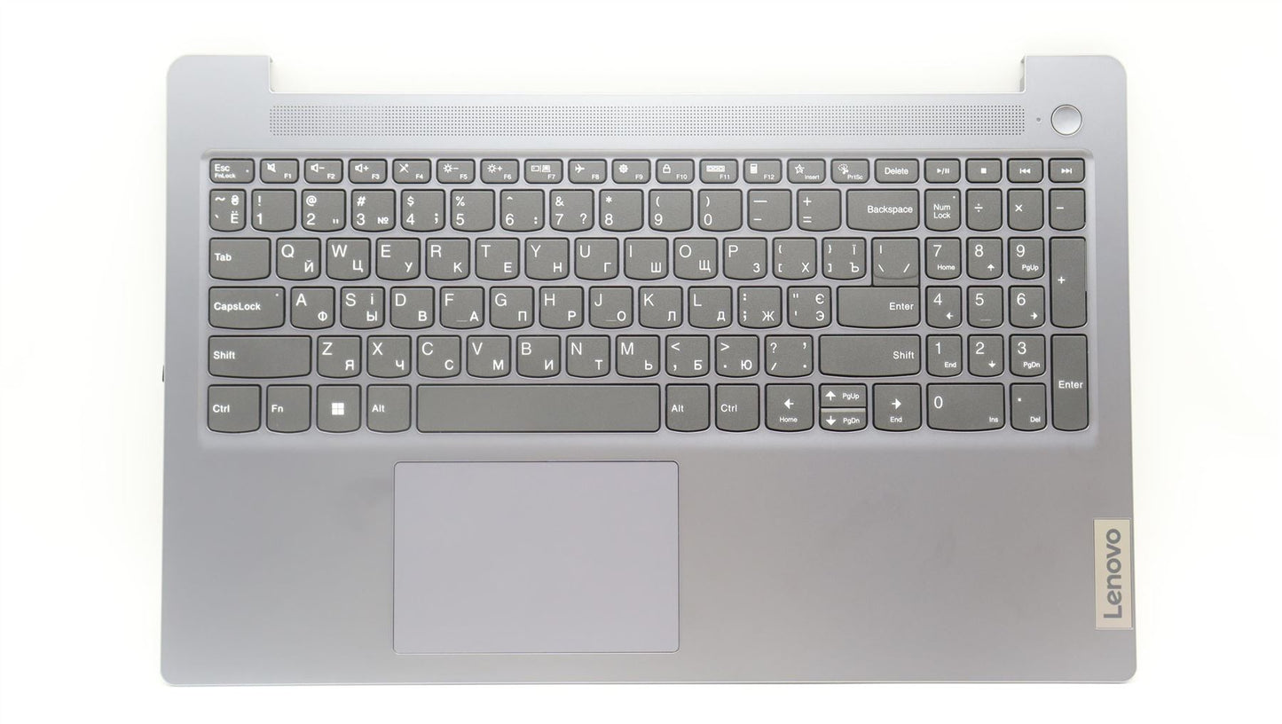 Lenovo IdeaPad 3 15AMN8 Palmrest Cover Touchpad Keyboard Ukrainian 5CB1L27561