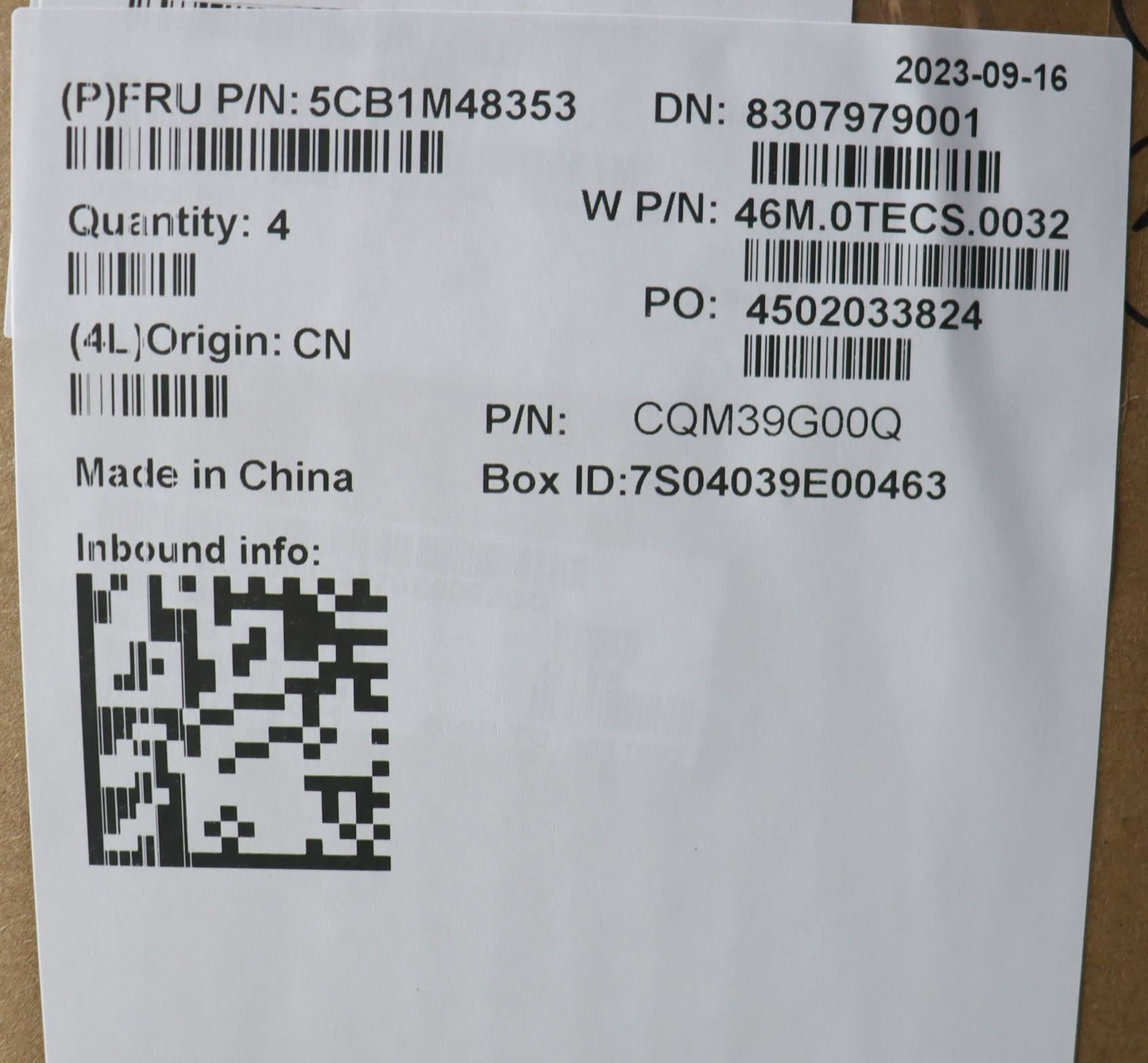Lenovo COVER Upper Case ASM_UKE W21KJ AGBL 5CB1M48353