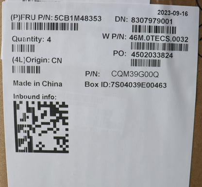 Lenovo COVER Upper Case ASM_UKE W21KJ AGBL 5CB1M48353