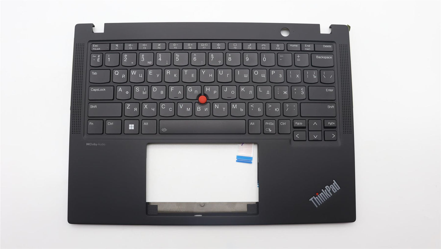 Lenovo ThinkPad X13 Gen 4 Keyboard Palmrest Top Cover Ukrainian Black 5M11L86316