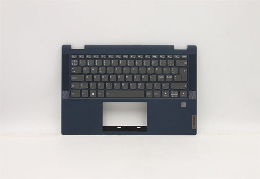 Lenovo Flex 5-14ITL05 Keyboard Palmrest Top Cover Nordic Blue 5CB1B36450