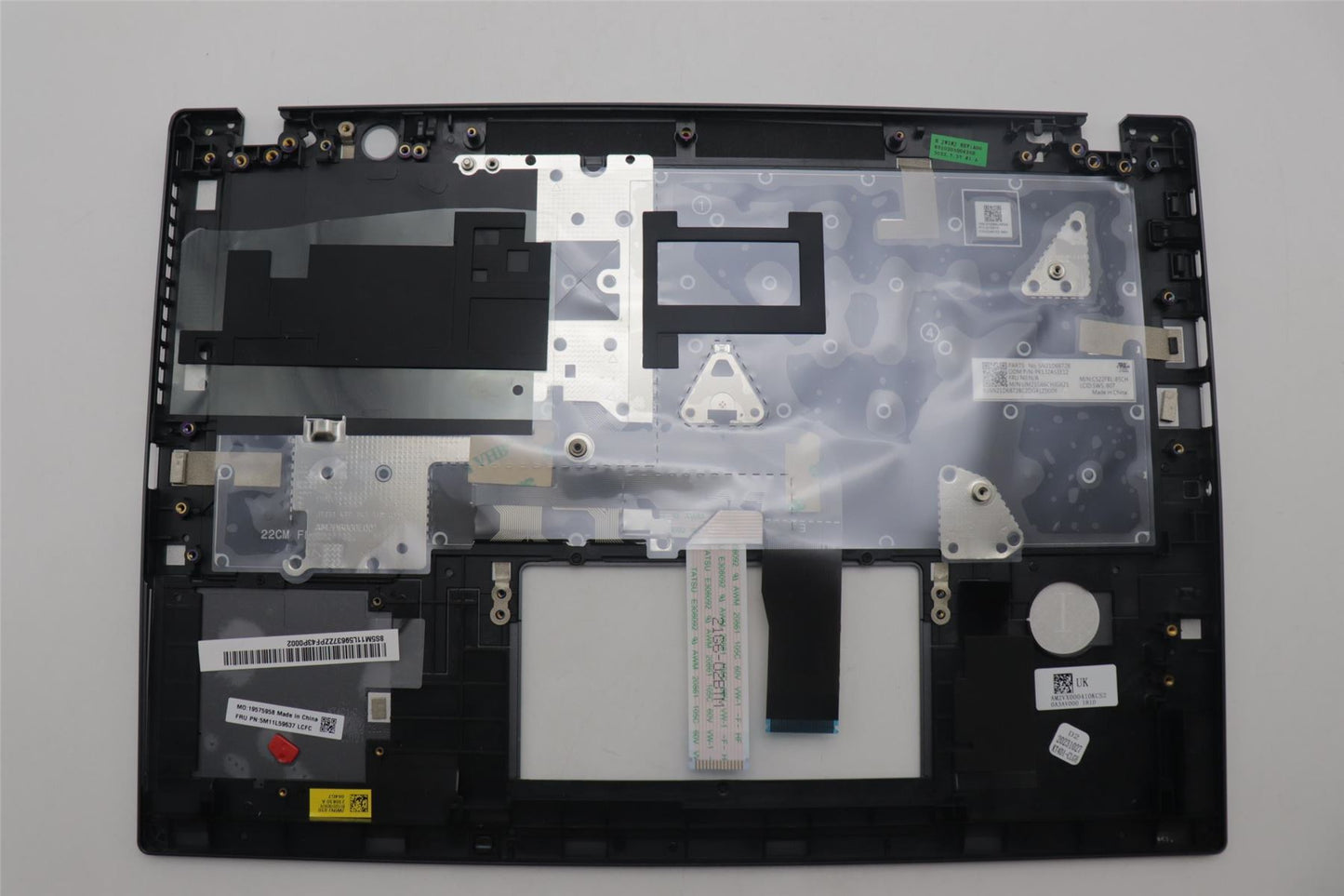 Lenovo ThinkPad T14s Gen 4 Keyboard Palmrest Top Cover Swiss Grey 5M11L59638