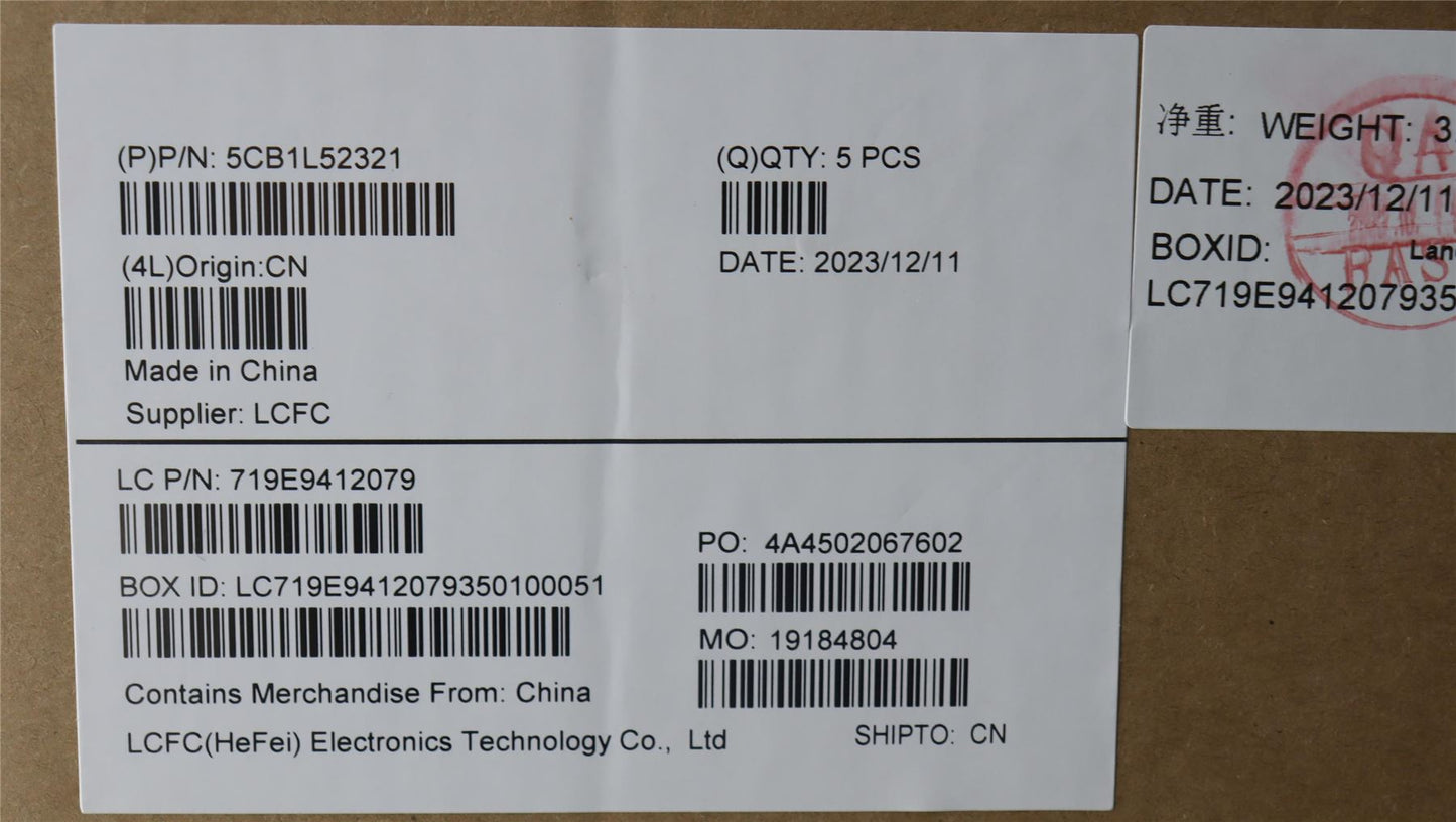 Lenovo IdeaPad 3 16IRU8 Palmrest Cover Touchpad Keyboard Nordic 5CB1L52321