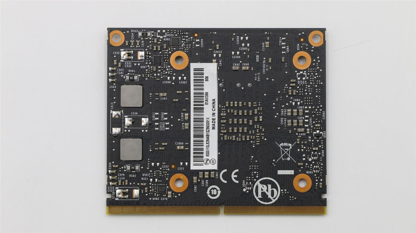 Lenovo ThinkPad P71 GPU Graphics Card 01AV356