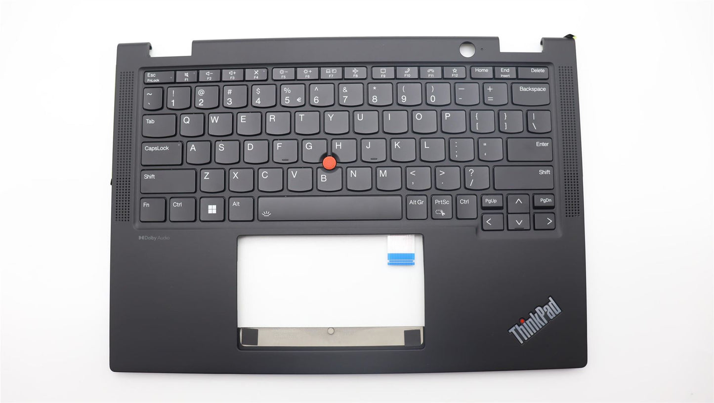 Lenovo ThinkPad X13 Gen 4 Palmrest Cover Keyboard US Europe Black 5M11L64219