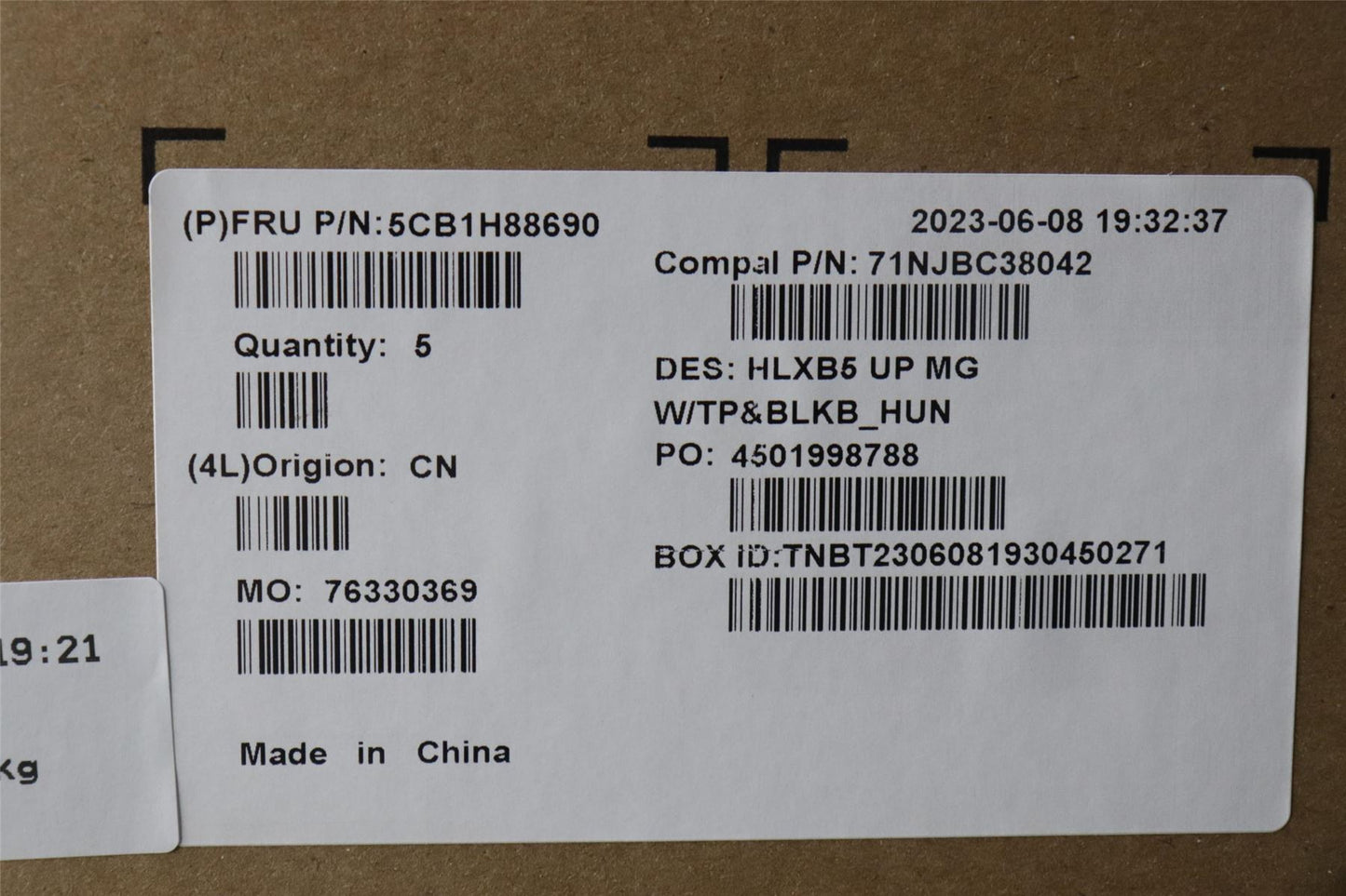 Lenovo ThinkBook 15 G4 ABA Palmrest Cover Touchpad Keyboard Backlit 5CB1H88690