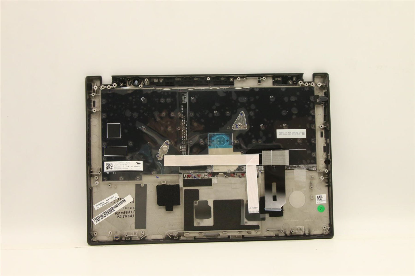 Lenovo ThinkPad T495s Palmrest Cover Keyboard Swiss Black Backlit 5M11A08562