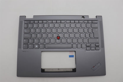 Lenovo ThinkPad X13 Gen 4 Keyboard Palmrest Top Cover Danish Grey 5M11L64654