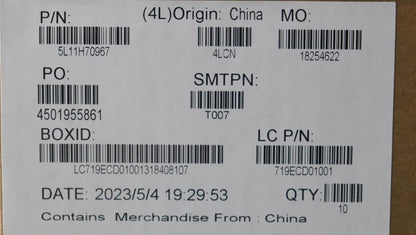 Lenovo LABEL FRU JG3.0 Label Kit 5L11H70967