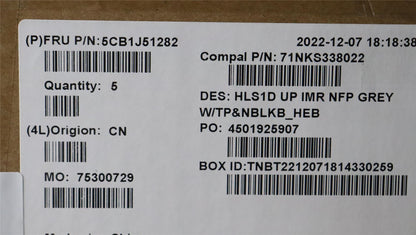 Lenovo UpperCaseASM_HBW C82VG NFP CG 5CB1J51282
