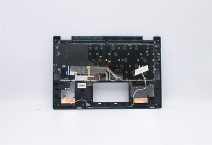 Lenovo IdeaPad 5 14ARE05 Keyboard Palmrest Top Cover US Light Teal 5CB0Y85552