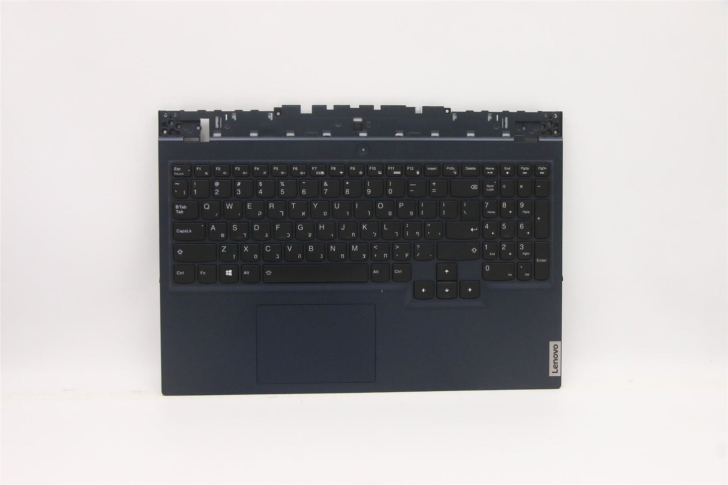Lenovo 5 15ITH6 Palmrest Cover Touchpad Keyboard Hebrew Blue Backlit 5CB1D10911