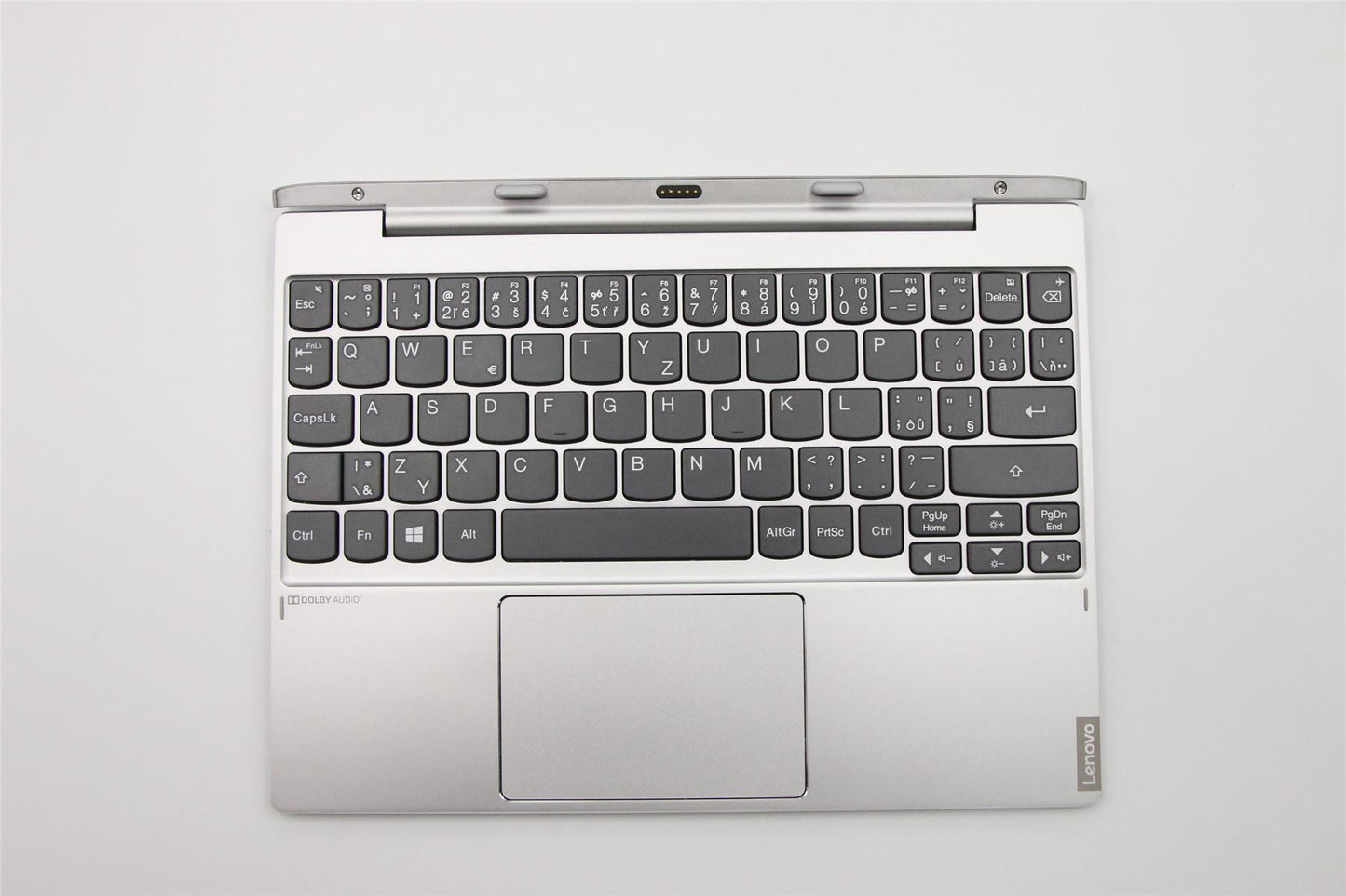 Lenovo IdeaPad Miix 320-10ICR Dock Keyboard Palmrest Touchpad Silver 5N20P20533