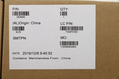 Lenovo FRU i7-9750H,DIS,4G,WINNAYDT 02DM445