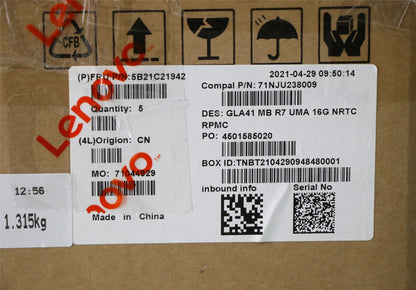Lenovo IdeaPad 5 14ACN6 Motherboard Mainboard UMA AMDR75800U 16G 5B21C21942