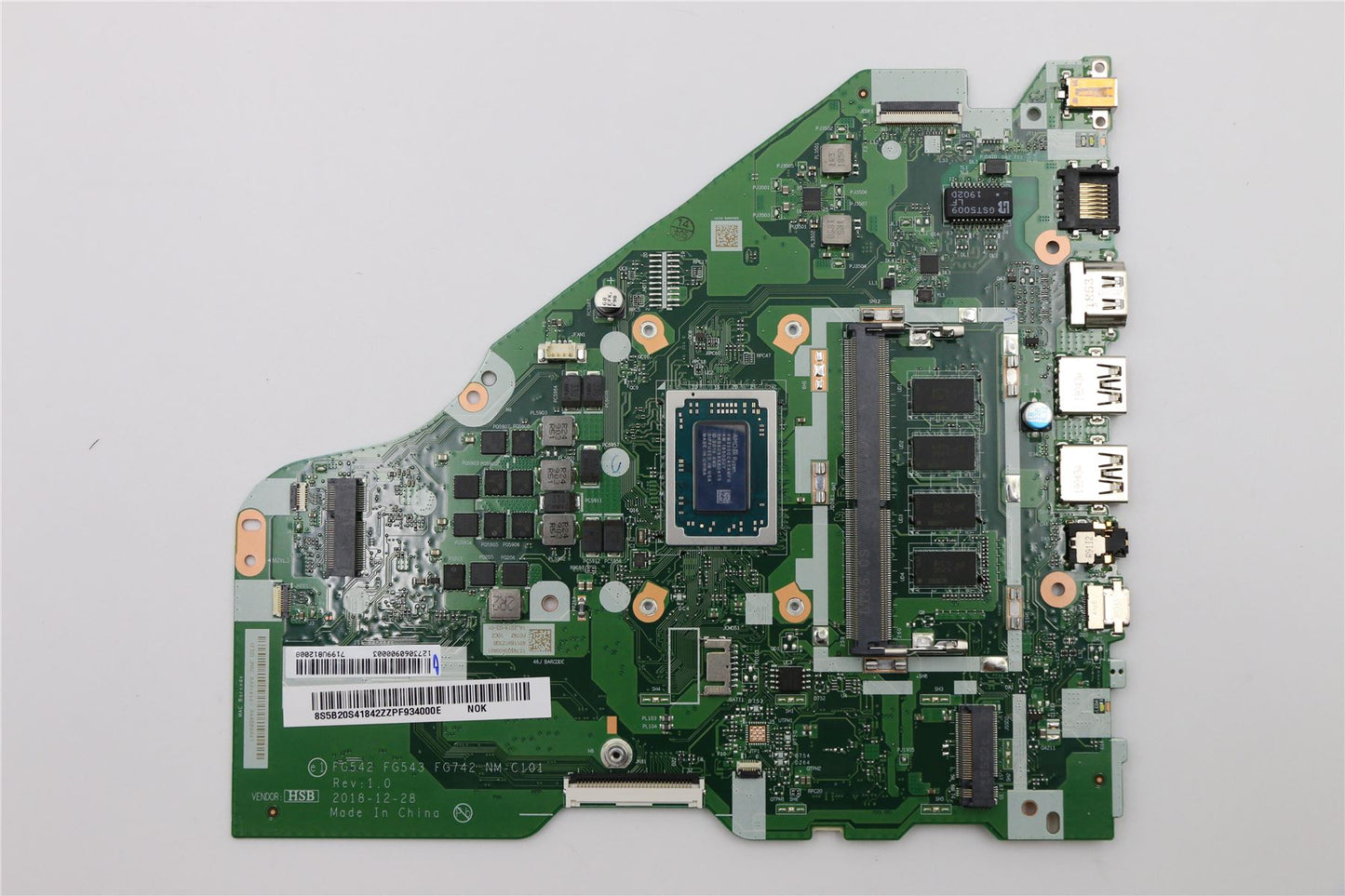 Lenovo IdeaPad L340-17API Motherboard Mainboard UMA AMD Ryzen 5 3500U 5B20S41842