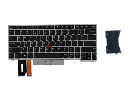 Lenovo ThinkPad T480s L390 s L380 s E480 Keyboard Indian Silver Backlit 01YN375