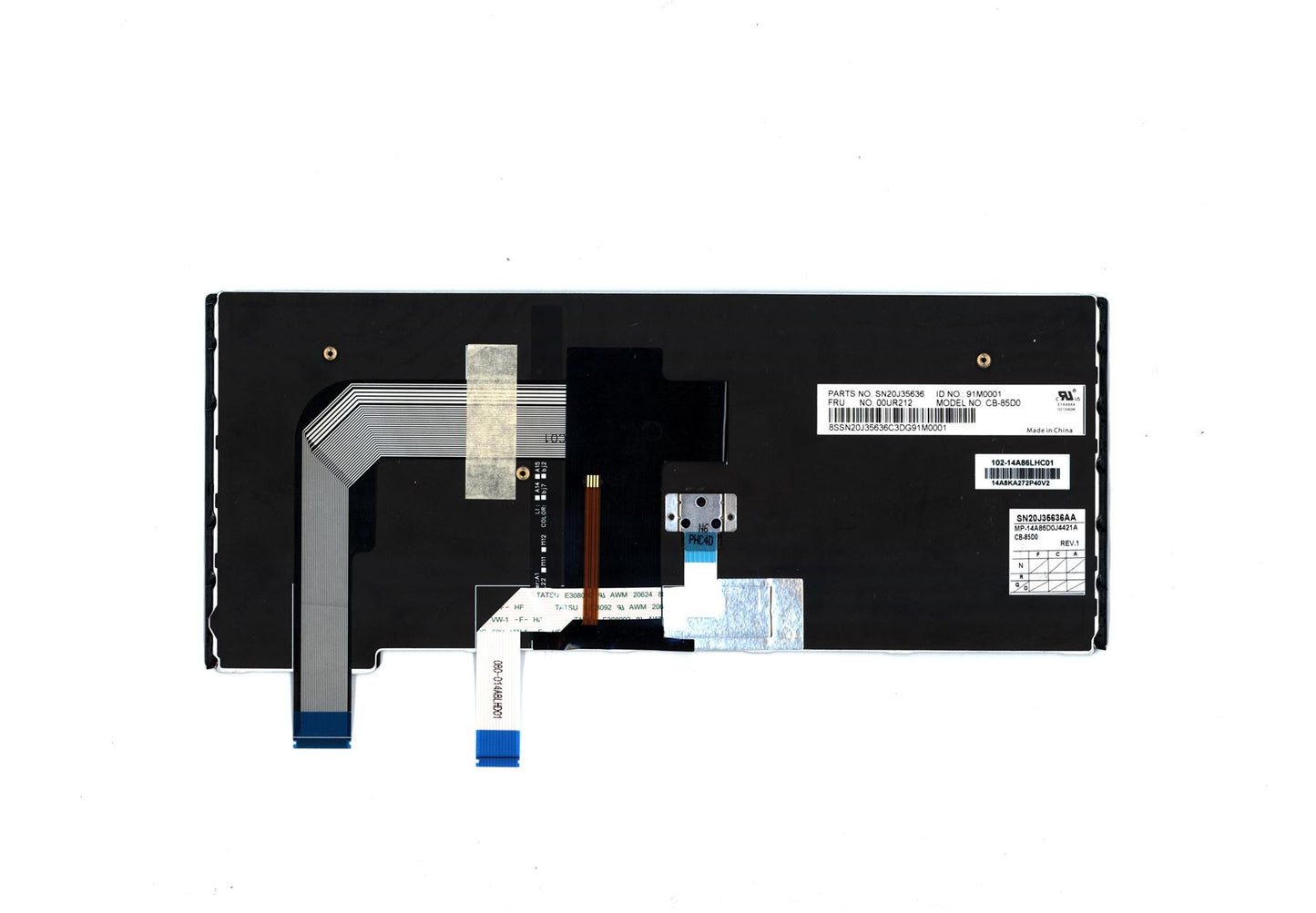 Lenovo Yoga P40 460 Keyboard German Black 00UR212