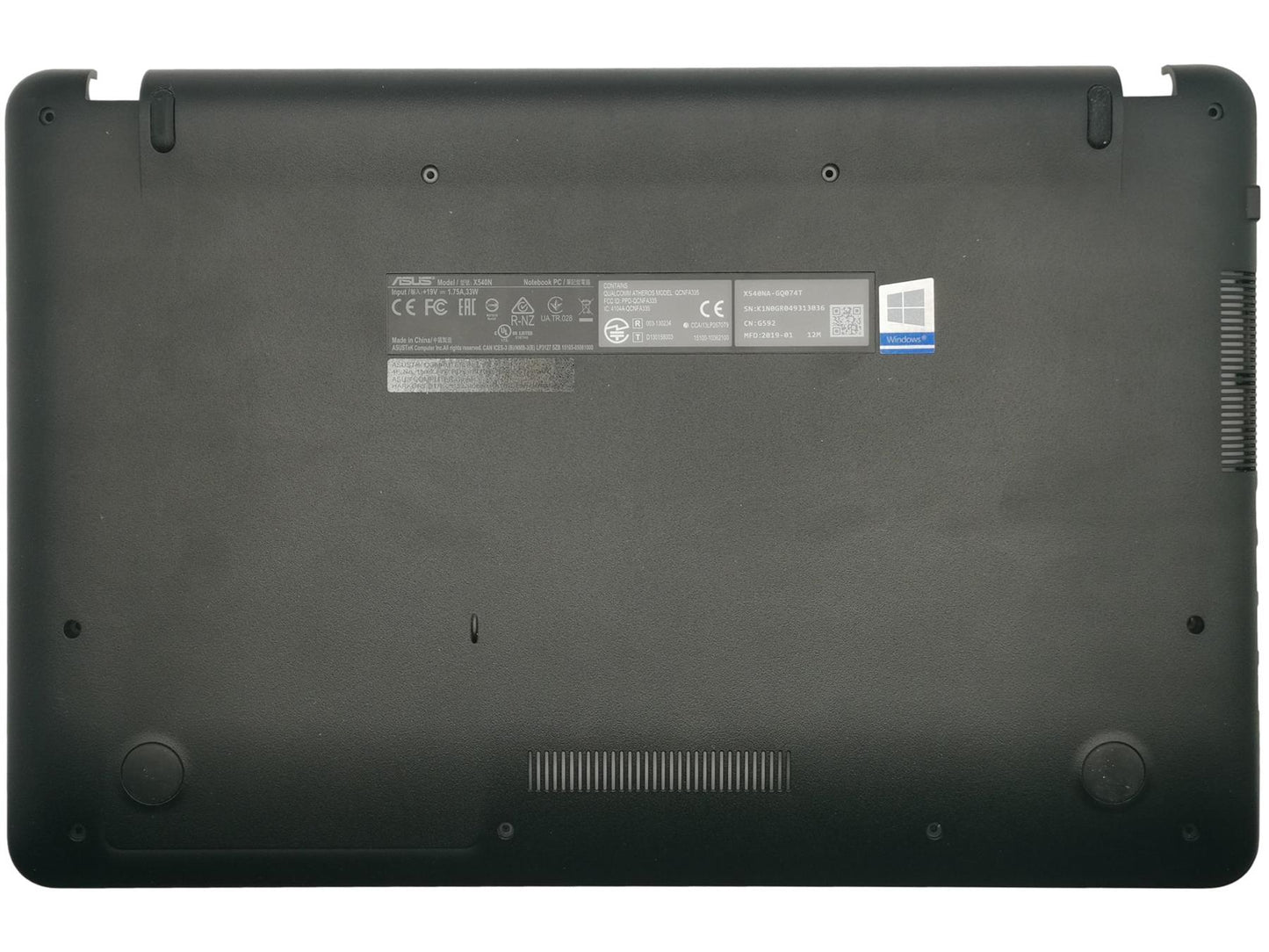 Asus X540Uv Bottomcase Assy None 90NB0HE1-R7D010