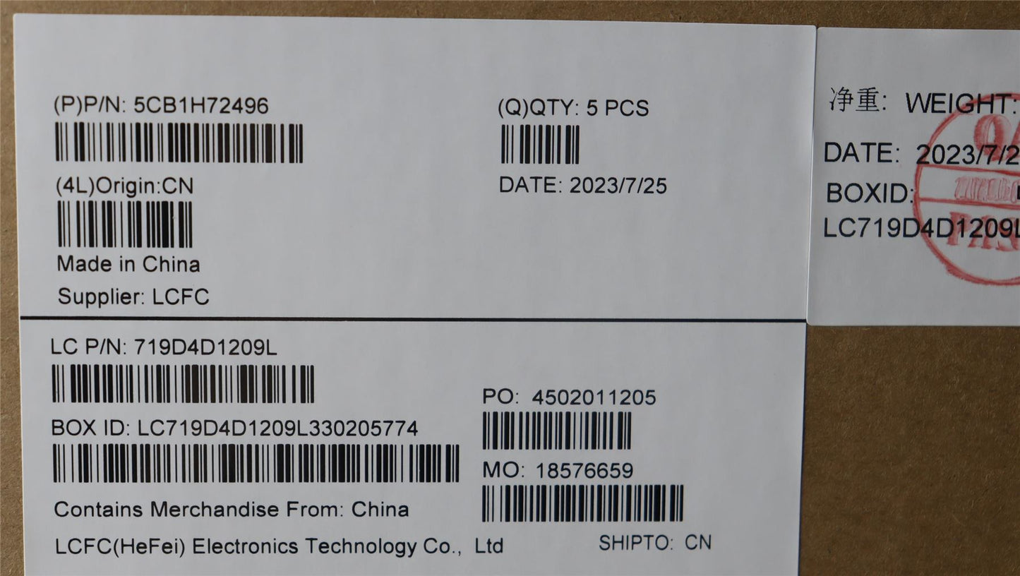Lenovo Upper Case ASM_BEL L82RM AB_NFP 5CB1H72496