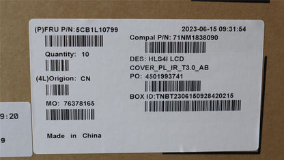 Lenovo LCD Cover W/Ant C82XD T30IR PL AB 5CB1L10799