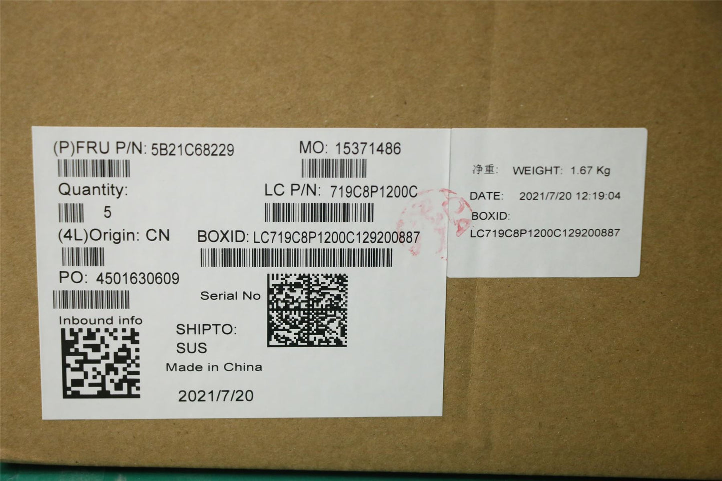 Lenovo S7 15ACH6 Motherboard Mainboard DIS AMDR75800H 8G 5B21C68229