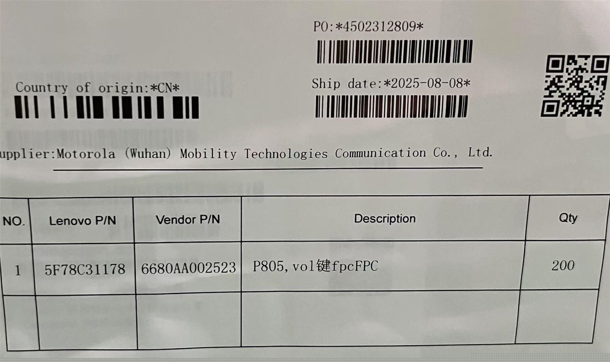 Lenovo TB710FU V_ FPC&*6680AA002523 CS FPC Board 5F78C31178