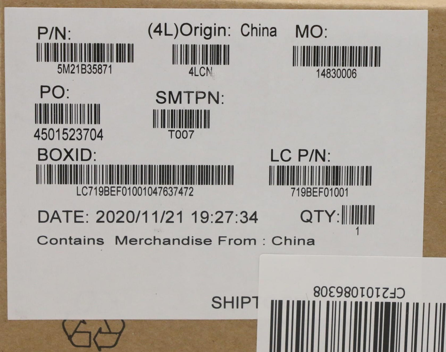 Lenovo 5M21B35871 Stretch Release Tape Kit