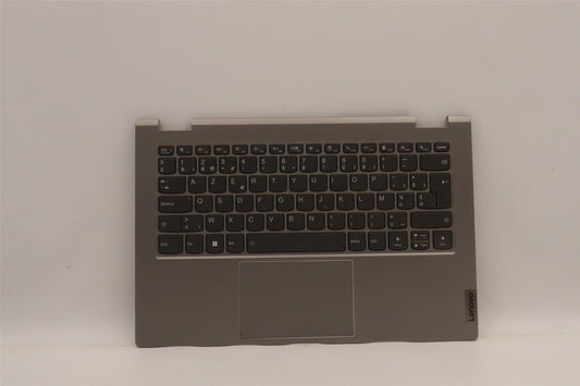 Lenovo Yoga 14s G2 IAP Palmrest Cover Touchpad Keyboard Belgian 5CB1J10027
