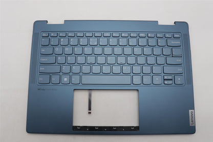Lenovo Yoga 7 14IRL8 Keyboard Palmrest Top Cover US Euro Tidal Teal 5CB1L40870