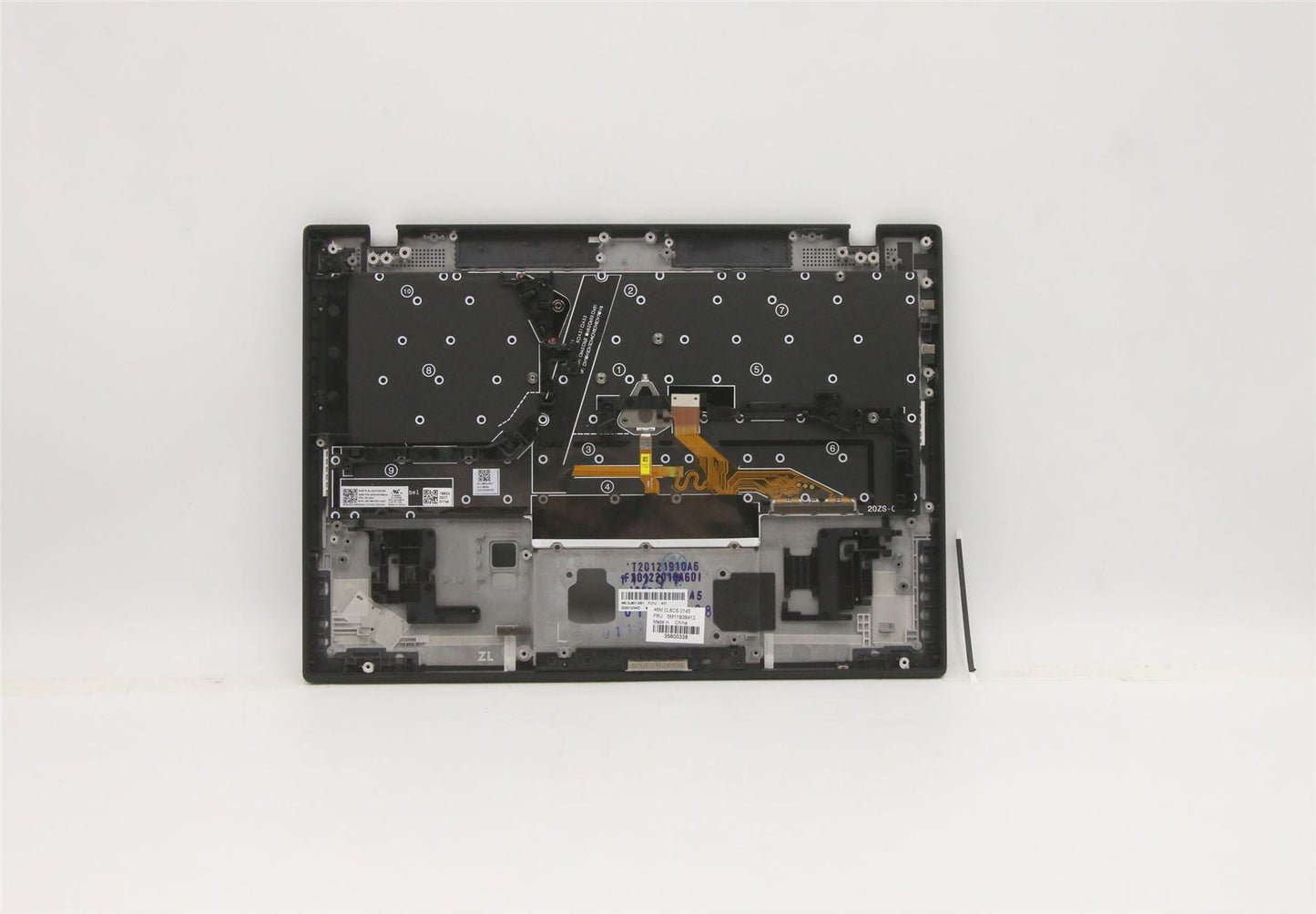 Lenovo MECH_ASM GRP,KBD,BZL,TC,WW,BK,CHY 5M11B38412