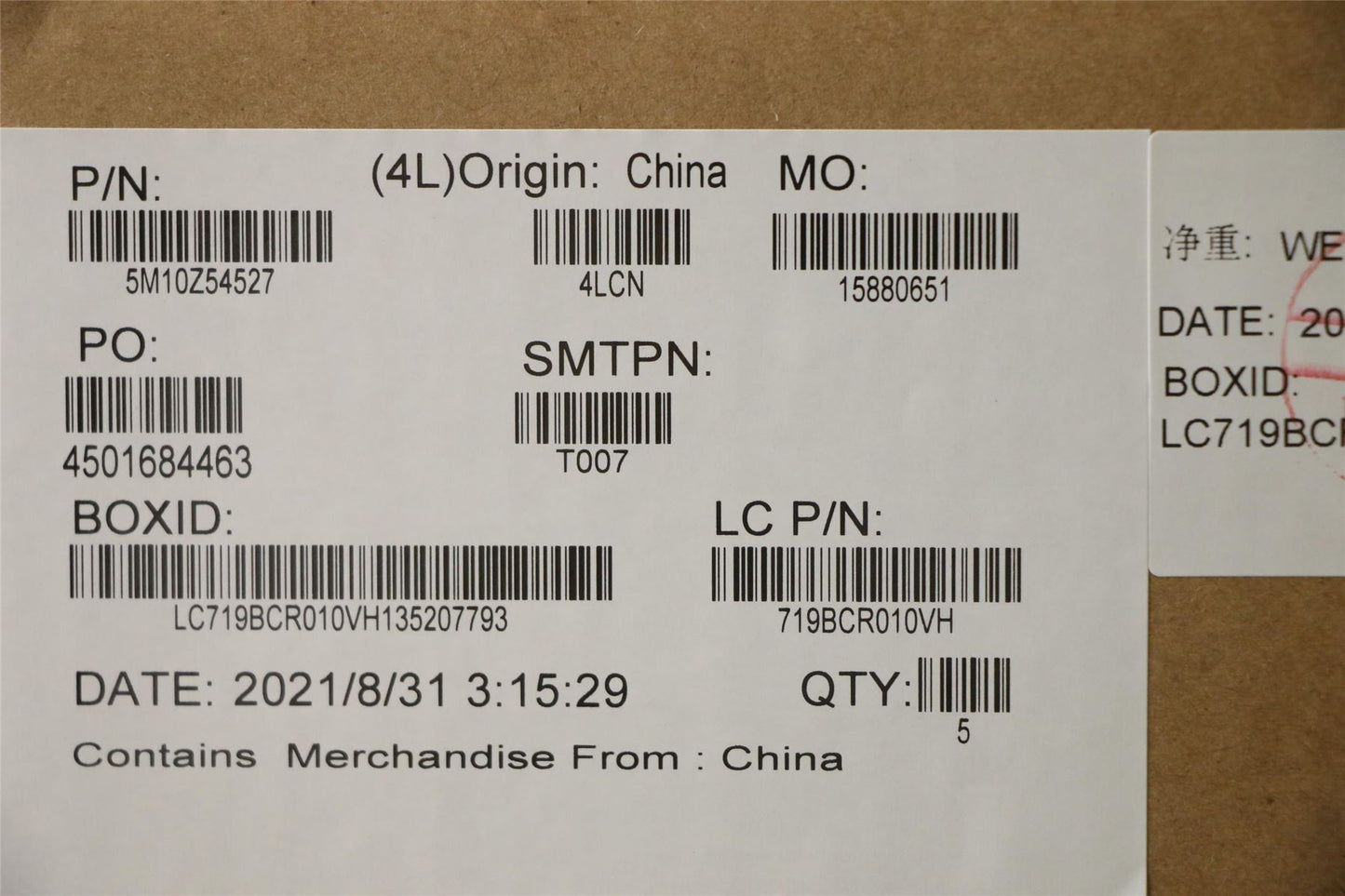 Lenovo MECH_ASM KBD HBW(Pri) Pat US BK 5M10Z54527