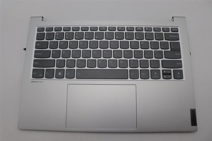 Lenovo Yoga 7 14IHU5 Palmrest Cover Touchpad Keyboard US Silver 5CB1C19314